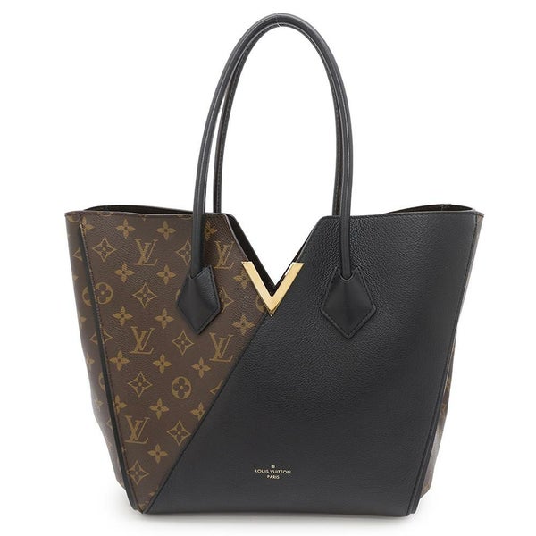 ルイヴィトン トートバッグ モノグラム カーフレザー キモノMM M40460 LOUIS VUITTON 黒 ブラック