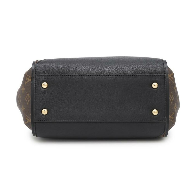 ルイヴィトン トートバッグ モノグラム カーフレザー キモノMM M40460 LOUIS VUITTON 黒 ブラック