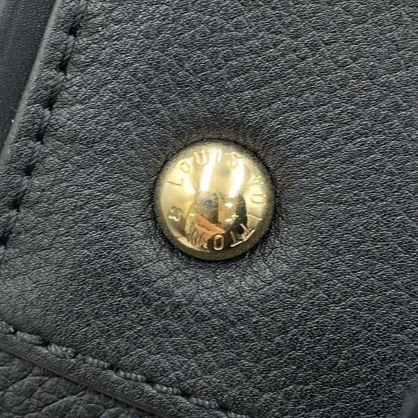 ルイヴィトン トートバッグ モノグラム カーフレザー キモノMM M40460 LOUIS VUITTON 黒 ブラック