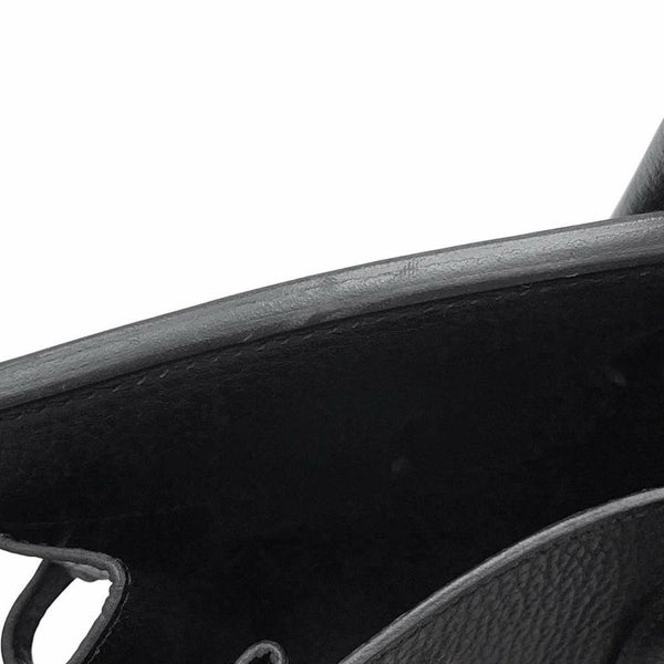 エルメス バーキン35 ブラック/ゴールド金具 アルデンヌ □B刻印 HERMES Birkin ハンドバッグ 黒