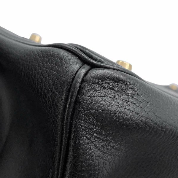 エルメス バーキン35 ブラック/ゴールド金具 アルデンヌ □B刻印 HERMES Birkin ハンドバッグ 黒