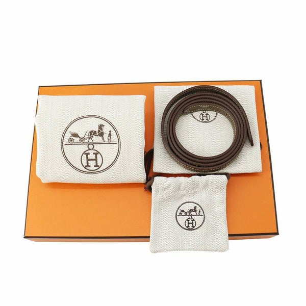 エルメス ハンドバッグ アルザン25 エトゥープ/シルバー金具 トリヨクレマンス K刻印 2wayショルダー