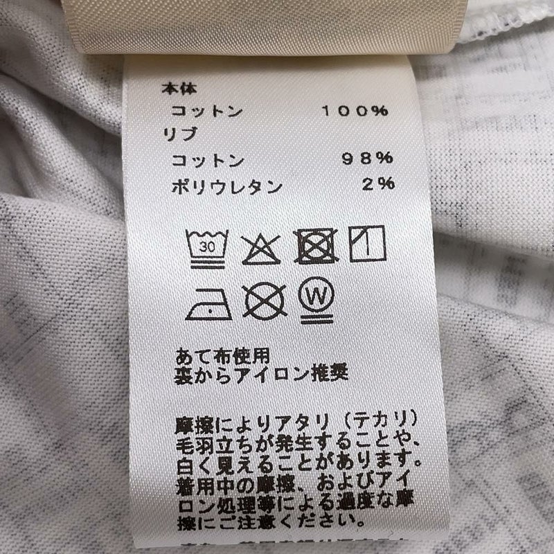 エルメス Ｔシャツ ボルデュック チェック コットン レディースサイズ36 HERMES トップス 白