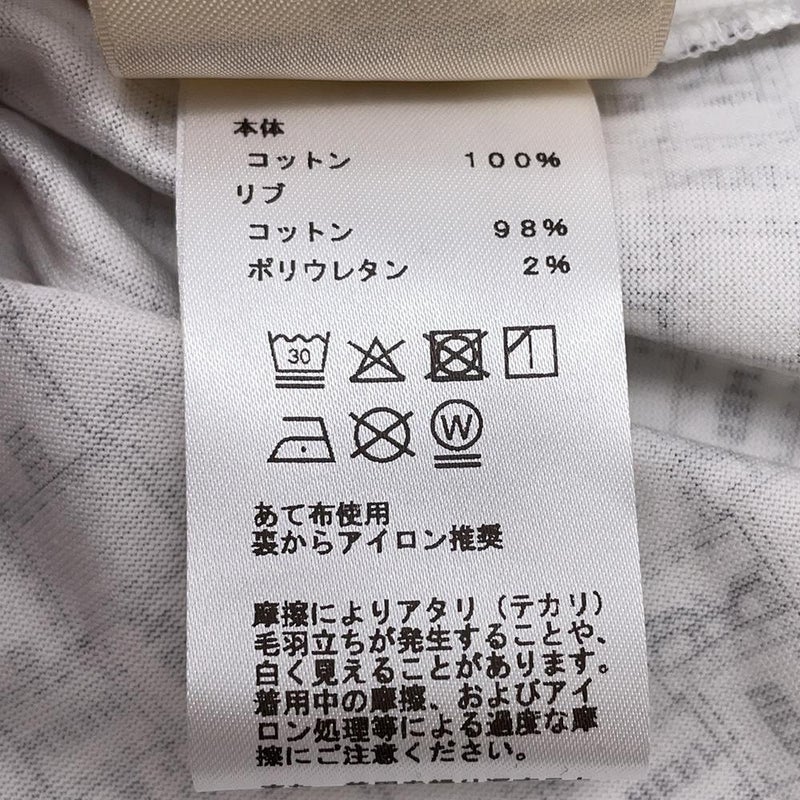 エルメス Ｔシャツ ボルデュック チェック コットン レディースサイズ36 HERMES トップス 白