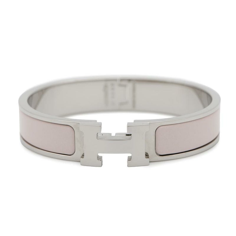 エルメス ブレスレット クリックH クリッククラックPM ローズ・カンダー/シルバー金具 HERMES アクセサリー