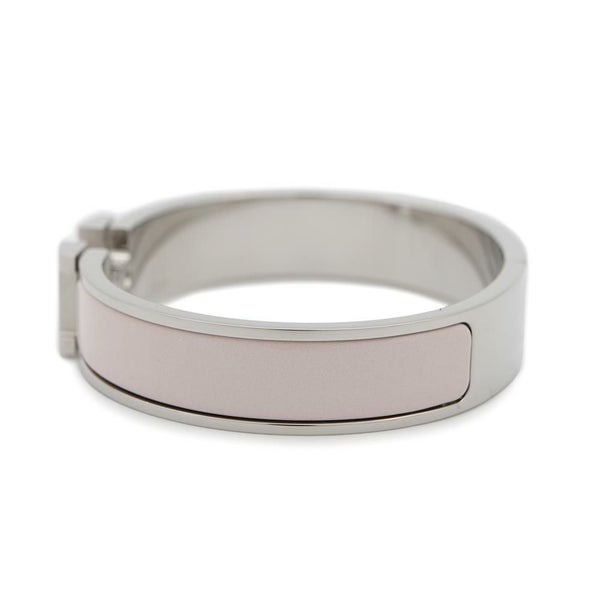 エルメス ブレスレット クリックH クリッククラックPM ローズ・カンダー/シルバー金具 HERMES アクセサリー