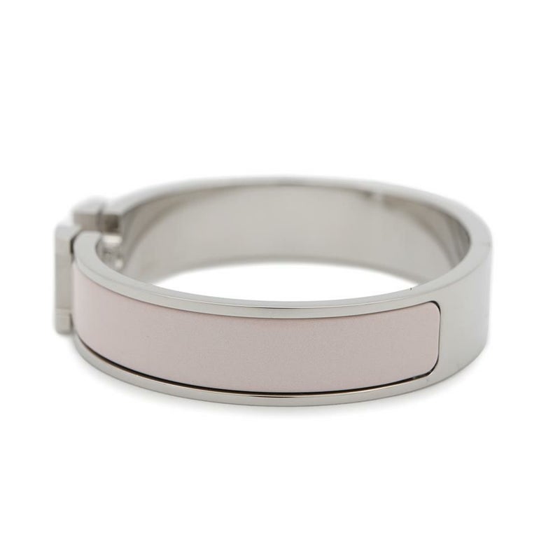 エルメス ブレスレット クリックH クリッククラックPM ローズ・カンダー/シルバー金具 HERMES アクセサリー