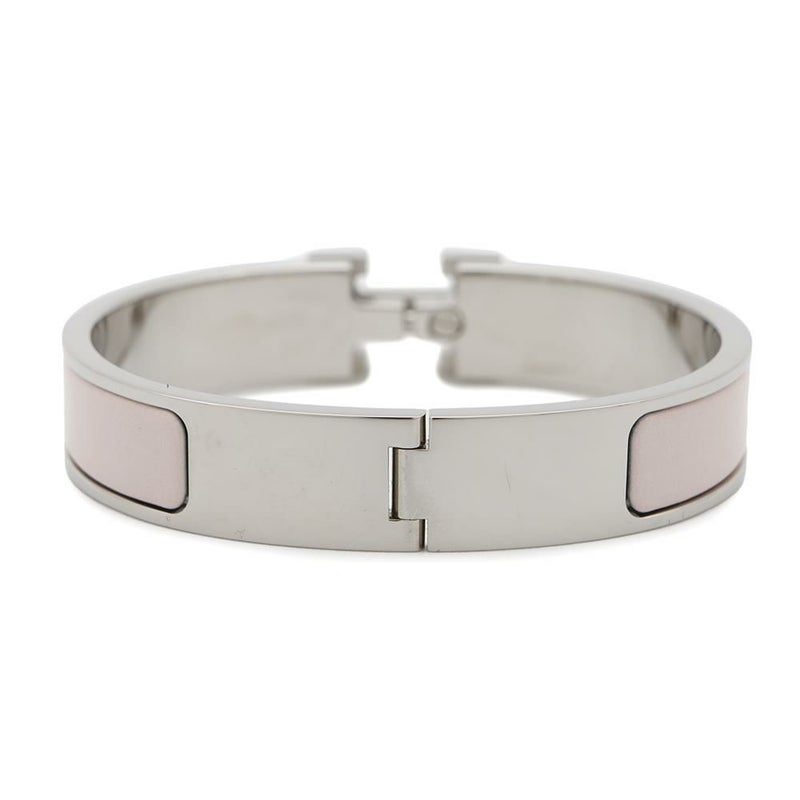 エルメス ブレスレット クリックH クリッククラックPM ローズ・カンダー/シルバー金具 HERMES アクセサリー