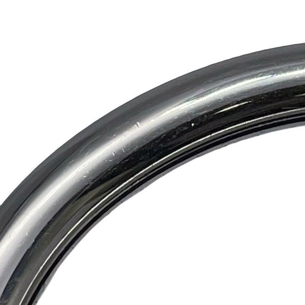 エルメス キーホルダー フェール・ア・シュヴァル Fer a Cheval オレンジ/シルバー金具 キーリング