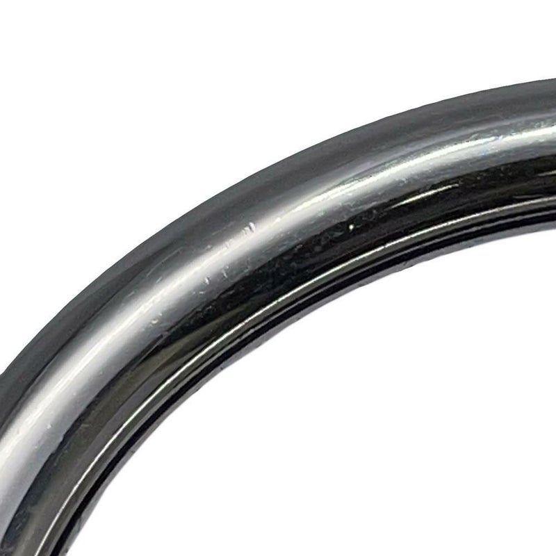 エルメス キーホルダー フェール・ア・シュヴァル Fer a Cheval オレンジ/シルバー金具 キーリング