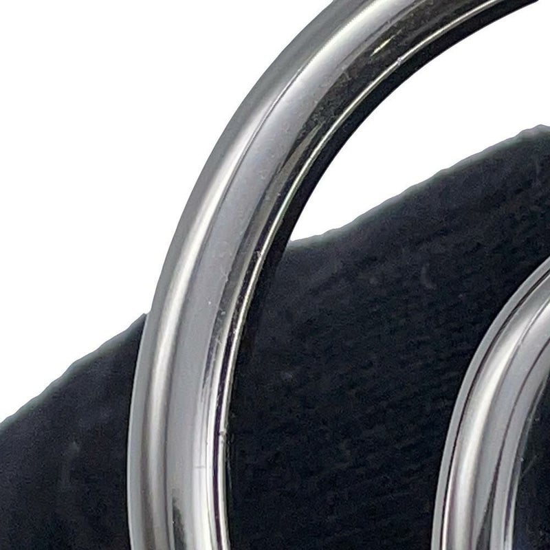 エルメス キーホルダー フェール・ア・シュヴァル Fer a Cheval オレンジ/シルバー金具 キーリング