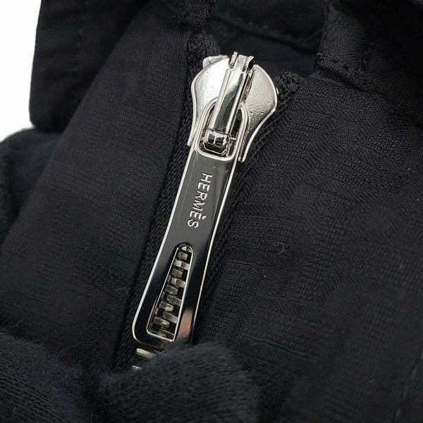 エルメス ワンピース ジップアップ・ドレス モザイク モチーフ サイズ40 HERMES アパレル 黒