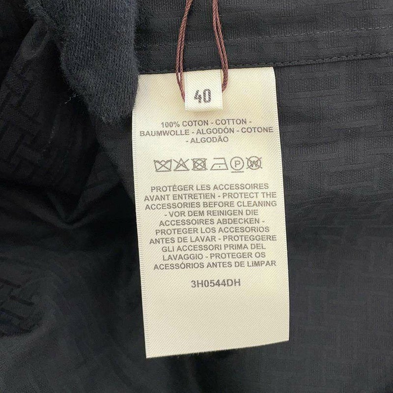 エルメス ワンピース ジップアップ・ドレス モザイク モチーフ サイズ40 HERMES アパレル 黒