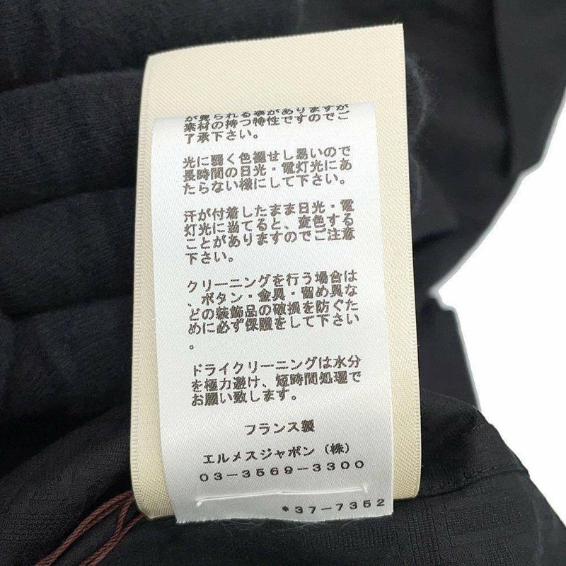 エルメス ワンピース ジップアップ・ドレス モザイク モチーフ サイズ40 HERMES アパレル 黒