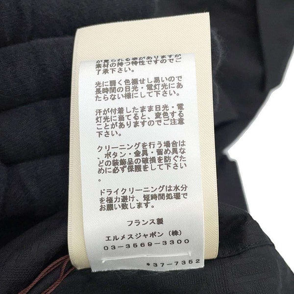エルメス ワンピース ジップアップ・ドレス モザイク モチーフ サイズ40 HERMES アパレル 黒