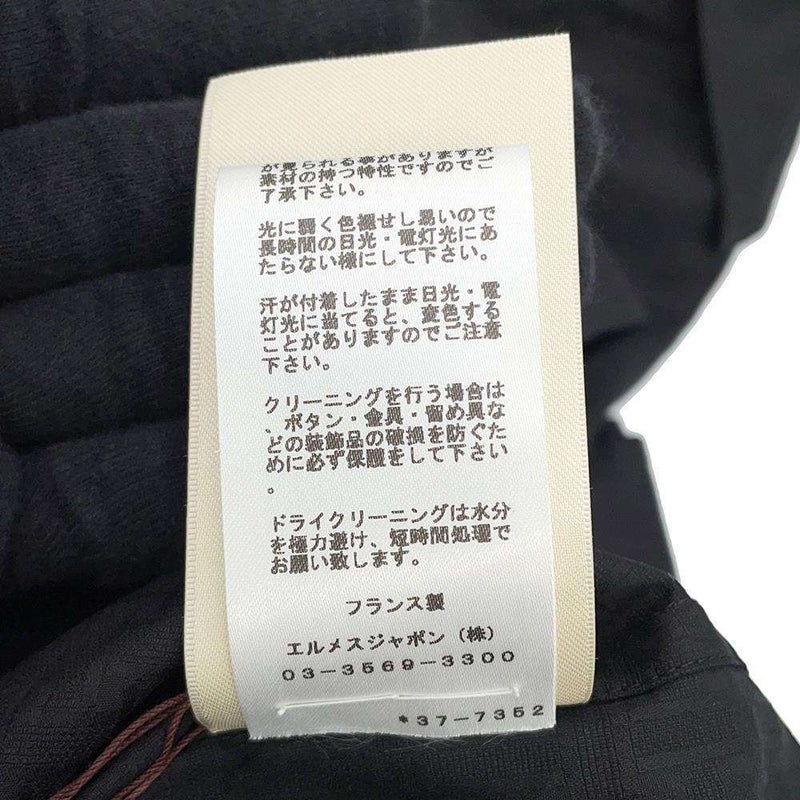 エルメス ワンピース ジップアップ・ドレス モザイク モチーフ サイズ40 HERMES アパレル 黒