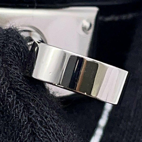 エルメス ブレスレット ケリー ドゥブルトゥール ブラック/シルバー金具 ボックスカーフ B刻印 サイズT2 黒