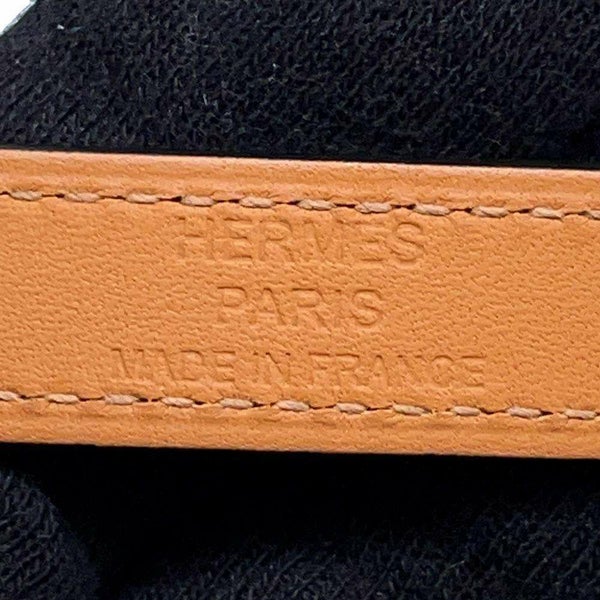 エルメス ブレスレット ケリー ドゥブルトゥール ブラック/シルバー金具 ボックスカーフ B刻印 サイズT2 黒