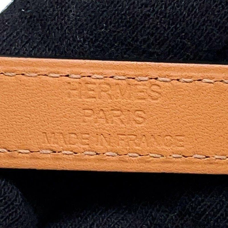 エルメス ブレスレット ケリー ドゥブルトゥール ブラック/シルバー金具 ボックスカーフ B刻印 サイズT2 黒