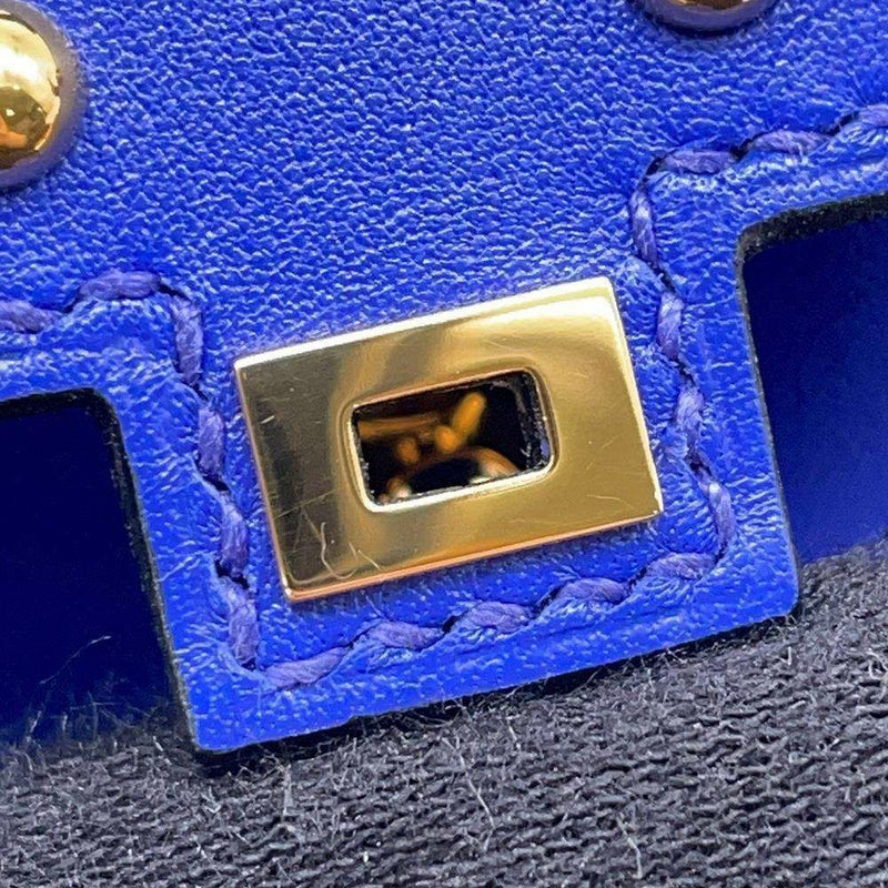 エルメス チャーム ビジュードサック ケリードール ブルーエレクトリック/フー/ヴェールヴェロン/ジョーヌナプル タデラクト U刻印