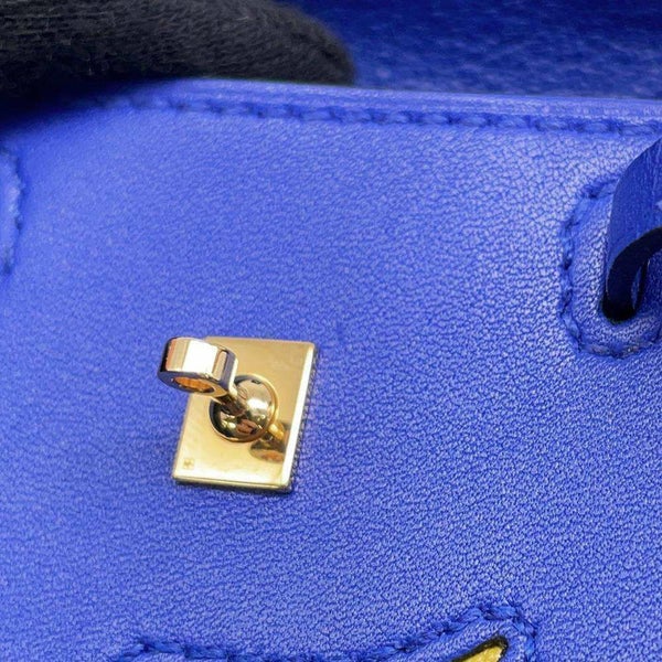 エルメス チャーム ビジュードサック ケリードール ブルーエレクトリック/フー/ヴェールヴェロン/ジョーヌナプル タデラクト U刻印