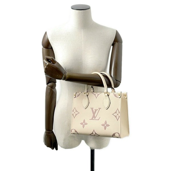 ルイヴィトン ハンドバッグ モノグラム・アンプラント オンザゴーPM M45654 LOUIS VUITTON 2way