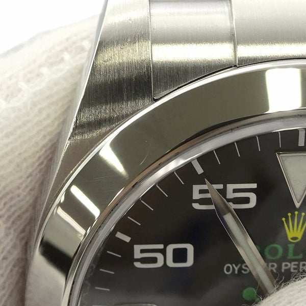 ロレックス エアキング ランダムシリアル ルーレット 116900 ROLEX 腕時計 黒文字盤