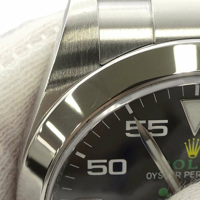 ロレックス エアキング ランダムシリアル ルーレット 116900 ROLEX 腕時計 黒文字盤