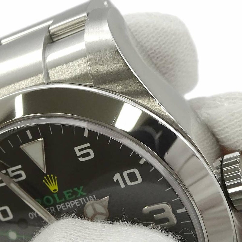 ロレックス エアキング ランダムシリアル ルーレット 116900 ROLEX 腕時計 黒文字盤