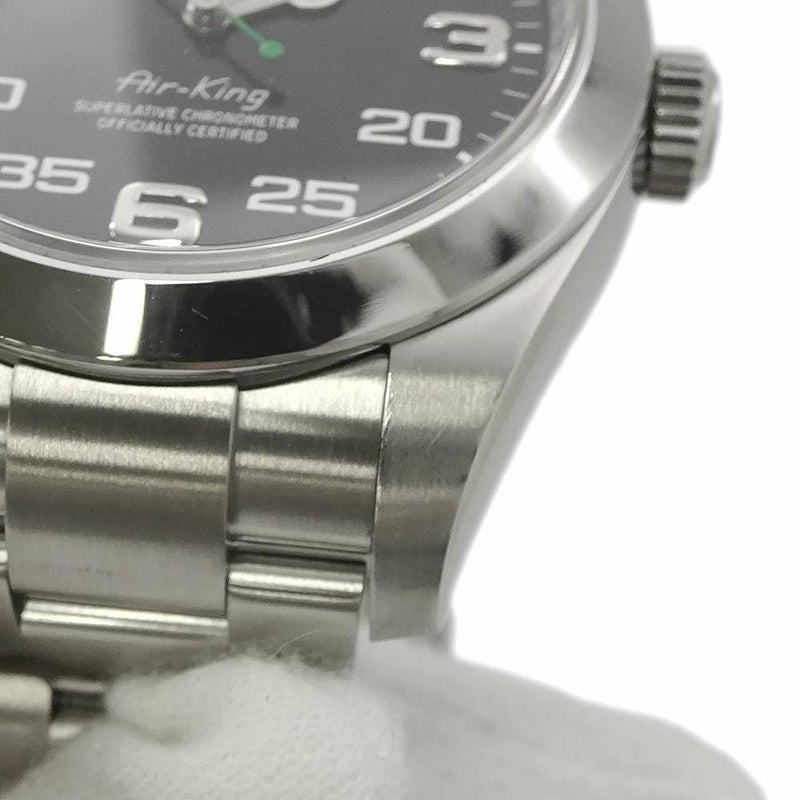 ロレックス エアキング ランダムシリアル ルーレット 116900 ROLEX 腕時計 黒文字盤