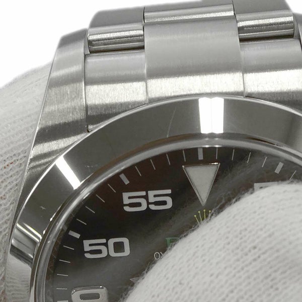 ロレックス エアキング ランダムシリアル ルーレット 116900 ROLEX 腕時計 黒文字盤