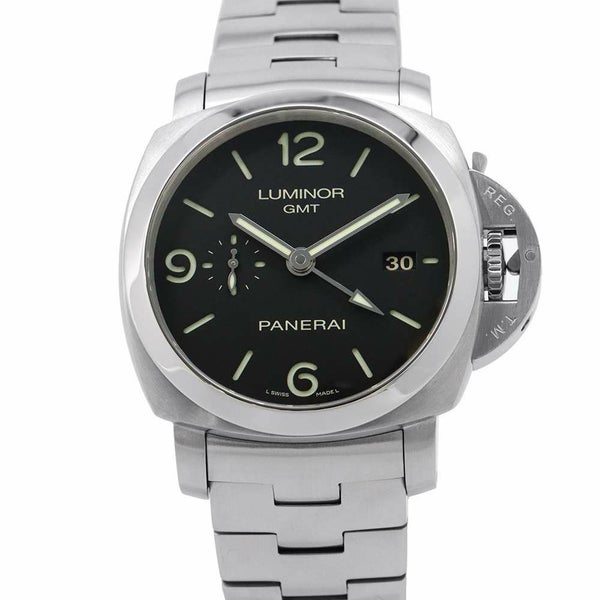 パネライ ルミノール 1950 3デイズ GMT PAM00329 PANERAI 腕時計 黒文字盤