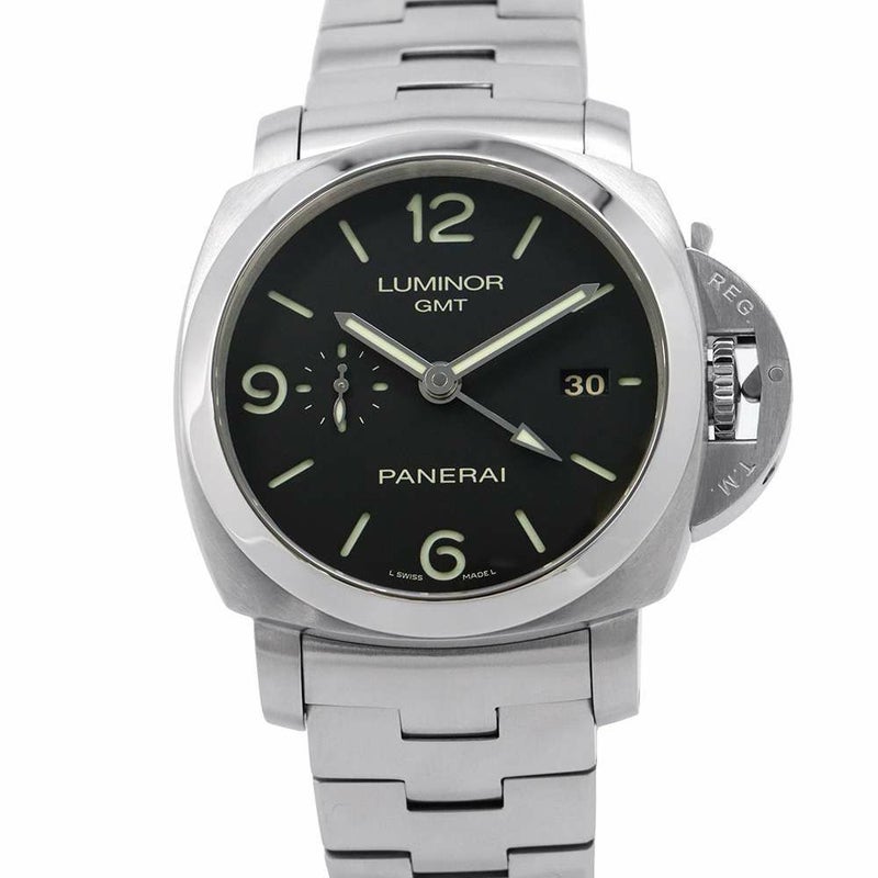 パネライ ルミノール 1950 3デイズ GMT PAM00329 PANERAI 腕時計 黒文字盤