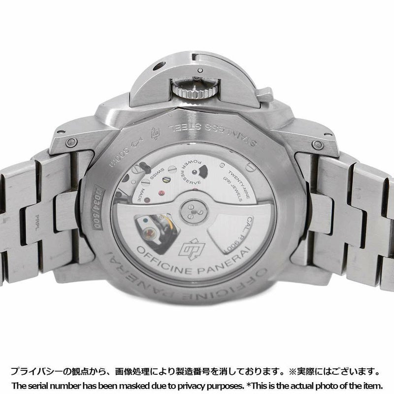 パネライ ルミノール 1950 3デイズ GMT PAM00329 PANERAI 腕時計 黒文字盤