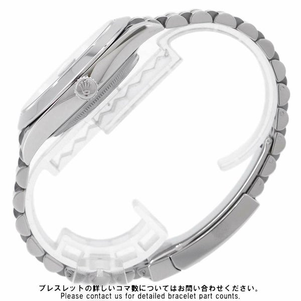 ロレックス デイトジャスト41 ランダムシリアル ルーレット 126300 ROLEX 腕時計 ブライトブルー文字盤