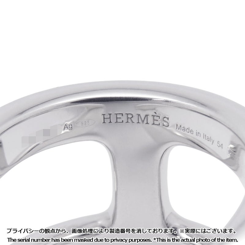 エルメス リング オスモズGM Osmose SV925シルバー リングサイズ54 HERMES ジュエリー 指輪