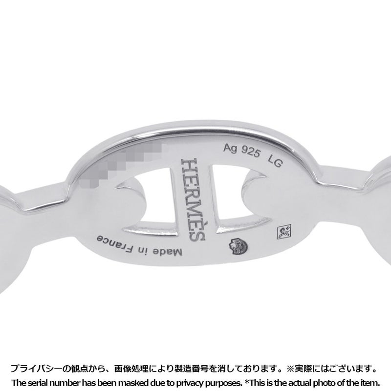 エルメス ブレスレット シェーヌダンクル アンシェネ ダブル SV925シルバー サイズSLG HERMES バングル