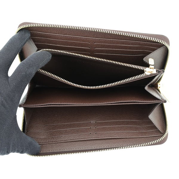 ルイヴィトン 長財布 ダミエ ・エベヌ ジッピー・ウォレット N41661 LOUIS VUITTON ラウンドファスナー