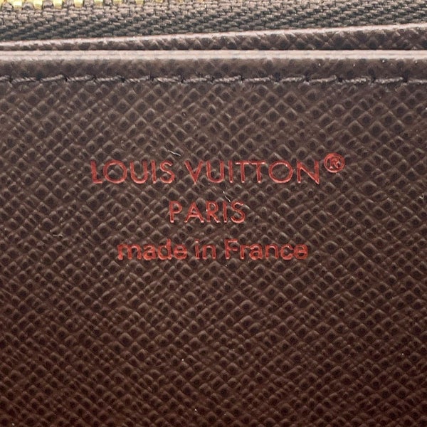 ルイヴィトン 長財布 ダミエ ・エベヌ ジッピー・ウォレット N41661 LOUIS VUITTON ラウンドファスナー