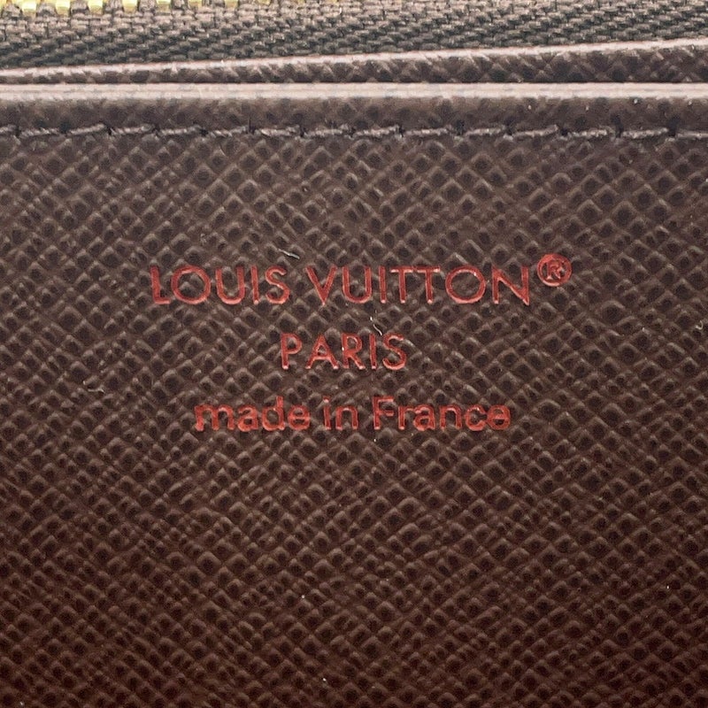 ルイヴィトン 長財布 ダミエ ・エベヌ ジッピー・ウォレット N41661 LOUIS VUITTON ラウンドファスナー