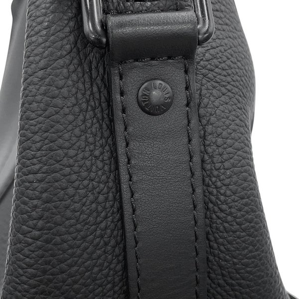ルイヴィトン ショルダーバッグ グレインカーフレザー LV アエログラム シティ・キーポル M59255 LOUIS VUITTON 黒 ブラック