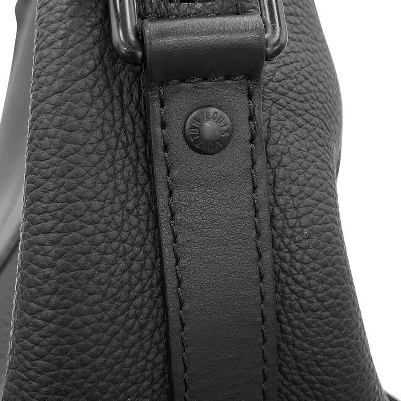 ルイヴィトン ショルダーバッグ グレインカーフレザー LV アエログラム シティ・キーポル M59255 LOUIS VUITTON 黒 ブラック