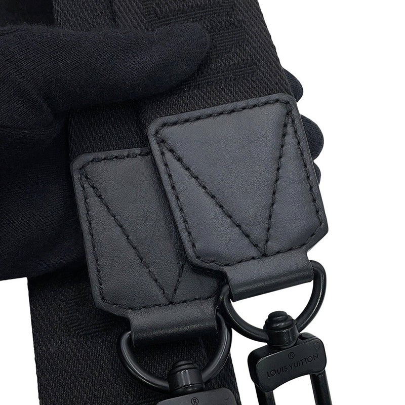 ルイヴィトン ショルダーバッグ グレインカーフレザー LV アエログラム シティ・キーポル M59255 LOUIS VUITTON 黒 ブラック