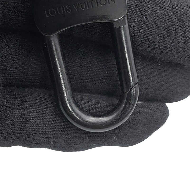 ルイヴィトン ショルダーバッグ グレインカーフレザー LV アエログラム シティ・キーポル M59255 LOUIS VUITTON 黒 ブラック