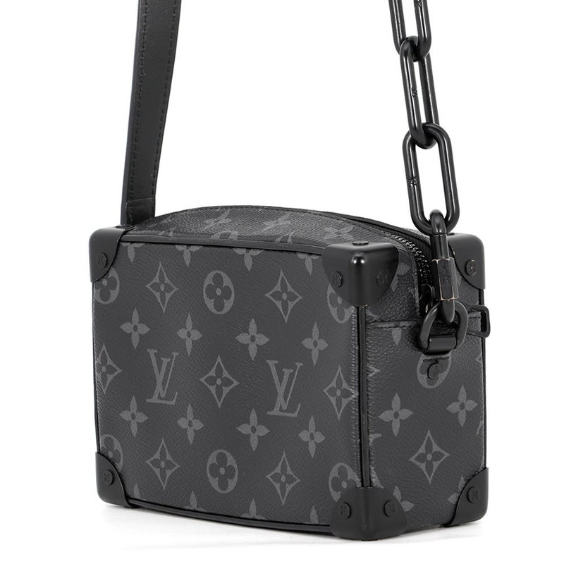 ルイヴィトン ショルダーバッグ モノグラム・エクリプス ミニ・ソフトトランク M44735 LOUIS VUITTON 黒 ブラック