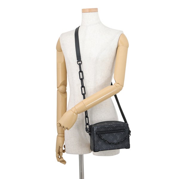 ルイヴィトン ショルダーバッグ モノグラム・エクリプス ミニ・ソフトトランク M44735 LOUIS VUITTON 黒 ブラック