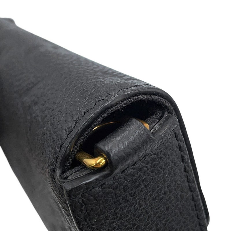ルイヴィトン チェーンウォレット モノグラム・アンプラント ポシェット・フェリシー M64064 LOUIS VUITTON 黒 ブラック