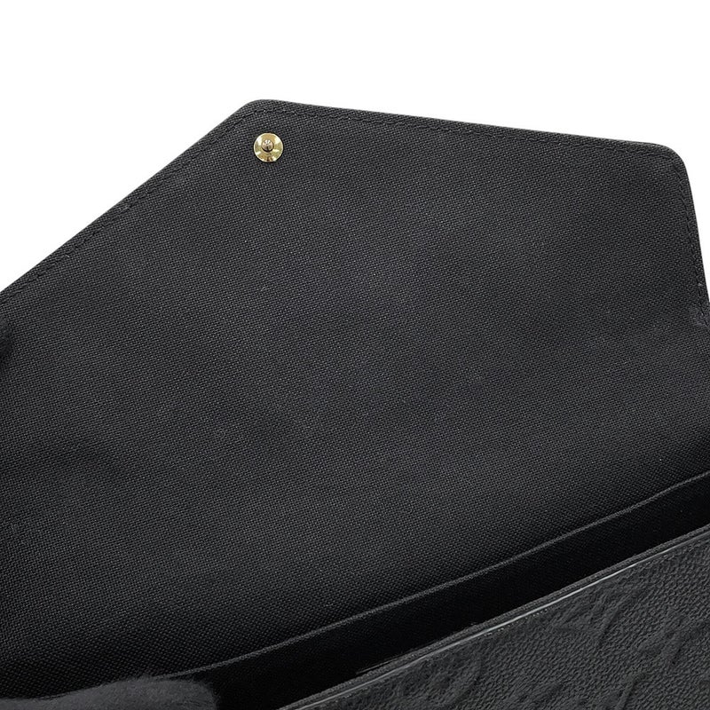 ルイヴィトン チェーンウォレット モノグラム・アンプラント ポシェット・フェリシー M64064 LOUIS VUITTON 黒 ブラック