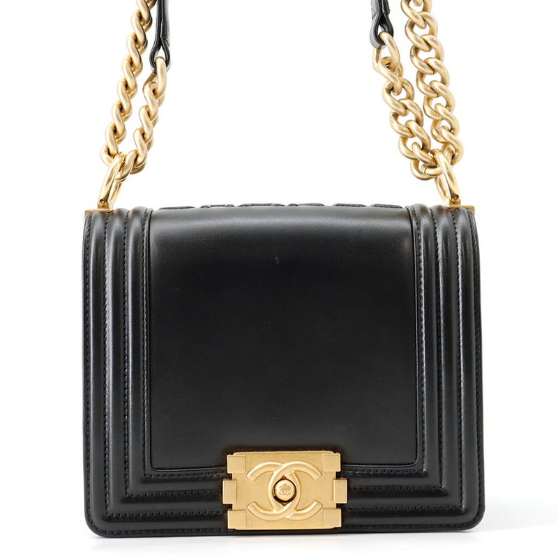 シャネル チェーンショルダーバッグ ボーイシャネル AS3018 CHANEL ミニバッグ 黒