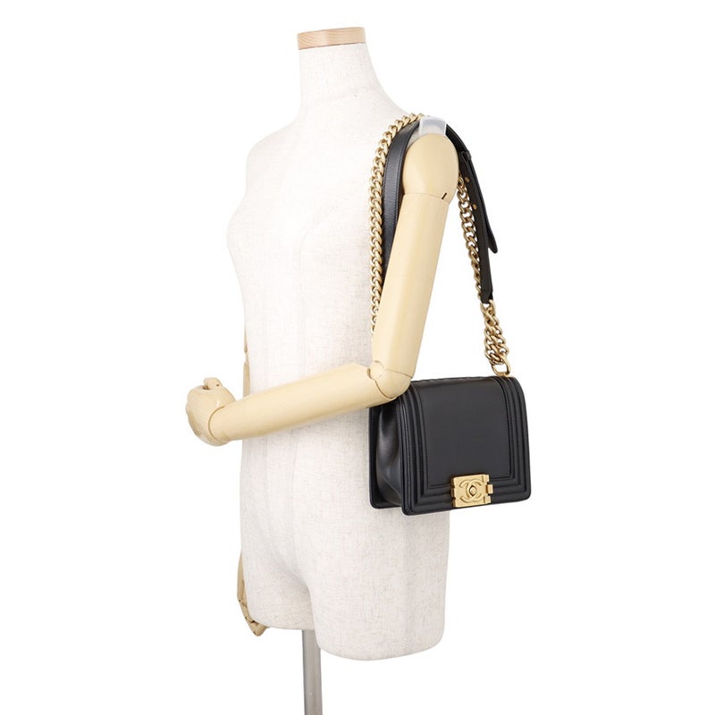 シャネル チェーンショルダーバッグ ボーイシャネル AS3018 CHANEL ミニバッグ 黒